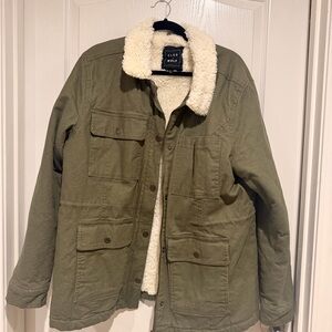 Cleo Wool Olive Green Women's Jacket